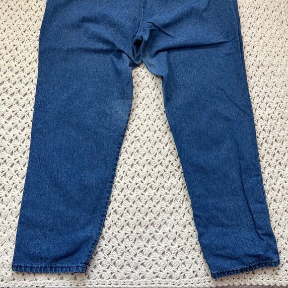 Vintage 80s Relaxed Baggy Medium Wash Jeans Size Large XL - Picture 6 of 9